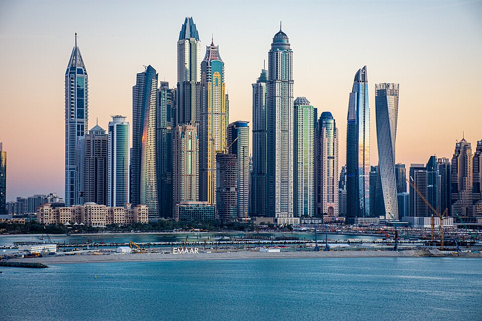 Dubai Marina skyline photographed by Norlando Pobre