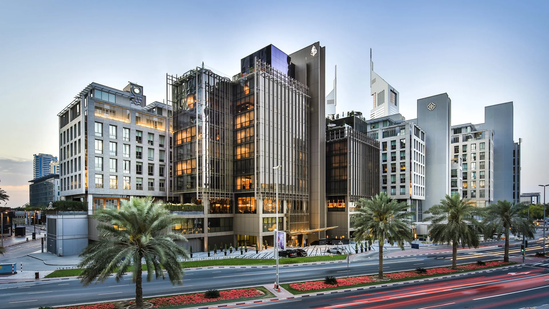 Four Seasons Hotel Dubai at DIFC viewed from the street